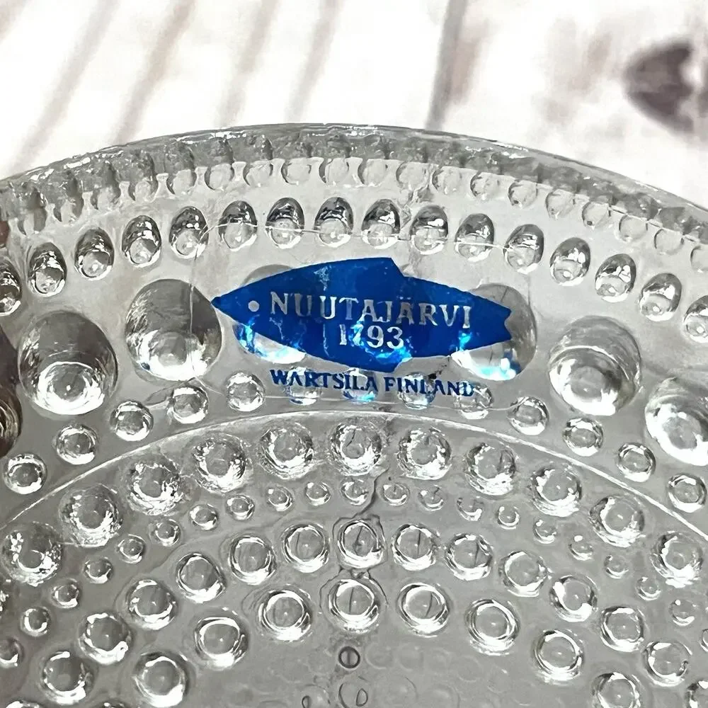 Nuutajarvi Oiva Toikka for Arabia Wartsila Finland Kastehelmi Dewdrop Coasters 6